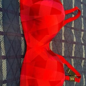 Pink Checkered Women's Bra